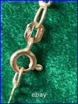 0.3 Carat Diamond Cross 9ct Gold Necklace Chain