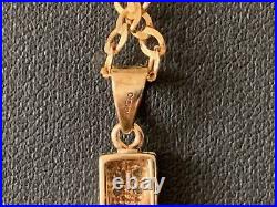 0.50 Ct Diamond Cross Necklace 9ct Gold