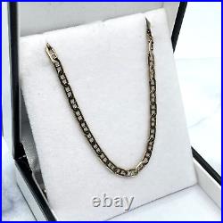 18 9ct Gold 3mm Anchor Chain 5.8 Grams 10mm Trigger Clasp Value £410 boxed