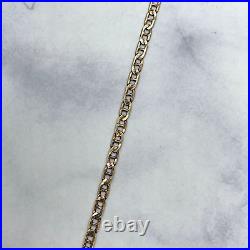 18 9ct Gold 3mm Anchor Chain 5.8 Grams 10mm Trigger Clasp Value £410 boxed