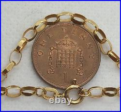 18 9ct Gold Oval Belcher Chain 5.1 Grams