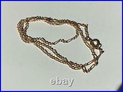 19 Inches Long Vintage 9ct Gold Chain Necklace