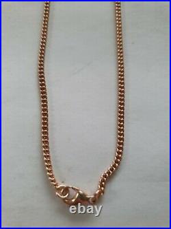 20 9ct Rose Gold Curb Chain