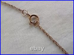 21 9ct gold Prince of Wales rope chain necklace 2.94 grams 1988 London HM