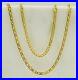 375-9ct-Solid-Gold-3mm-Double-Curb-Link-Chain-Necklace-16-18-20-New-01-hn