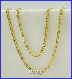 375 9ct Solid Gold 3mm Double Curb Link Chain Necklace 16 18 20 New