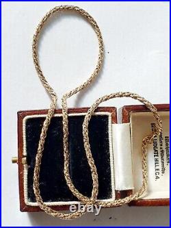 375 9ct Solid Gold Rope Necklace