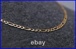 375 9ct Yellow Gold Figaro Curb Chain