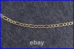 375 9ct Yellow Gold Figaro Curb Chain