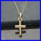 375-Solid-9ct-Gold-Small-Tubular-Cross-Pendant-Child-Ladies-With-Chain-Options-01-crug