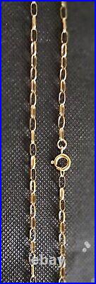 8.28g 9ct Gold 28 inches Belcher Chain