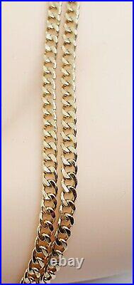 9.4g 9ct Long 25'' Curb Chain Necklace Solid 9ct Yellow Gold