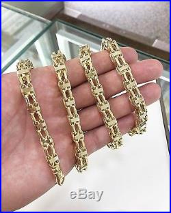 9 CT Yellow Gold CAGE Chain Gents