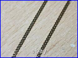 9 Carat Yellow Gold Delicate Curb Chain / Necklace AH 84235