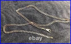 9 ct Solid Gold, Brev Italian Gold, Curb Chain 18 Inches, 3mm, 8.87 grams