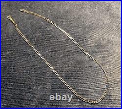 9 ct Solid Gold, Brev Italian Gold, Curb Chain 18 Inches, 3mm, 8.87 grams