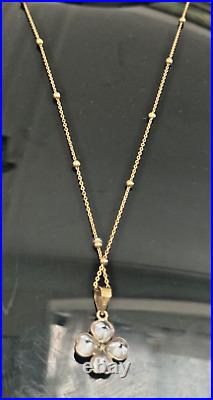 9 ct gold chain with pendant