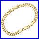 9CT-YELLOW-GOLD-7-5-inch-DOUBLE-CURB-LADIES-BRACELET-6MM-UK-HALLMARKED-01-at