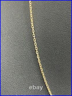 9CT solid yellow gold Chain Necklace 2.95g / 45cm
