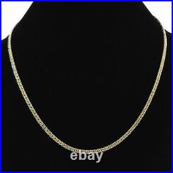 9K Yellow Gold Spiga Chain Necklace for Womens for Wife/Girlfriend/Mother 20'