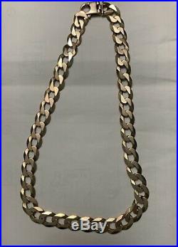 9carat (9ct) Gold Heavy Curb Chain Yellow Gold Solid 24 Long 150 g