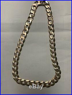 9carat (9ct) Gold Heavy Curb Chain Yellow Gold Solid 24 Long 150 g