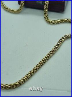 9ct/375 Wheatshief Chain 18 Inch 7.96 Grams Fully Hallmarked