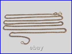 9ct Dark rose Gold Box 25 Chain 6.24 grams