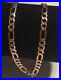 9ct-GOLD-FIGARO-CHAIN-375-HEAVY-SOLID-LINK-EXCELLENT-CONDITION-GENTS-LADIES-16-01-qnra