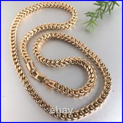 9ct GOLD FRANCO CHAIN 24 1/4 MEN'S 35.6g (1.14toz) GORGEOUS