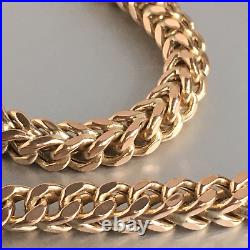 9ct GOLD FRANCO CHAIN 24 1/4 MEN'S 35.6g (1.14toz) GORGEOUS