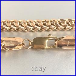 9ct GOLD FRANCO CHAIN 24 1/4 MEN'S 35.6g (1.14toz) GORGEOUS