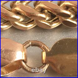 9ct GOLD FRANCO CHAIN 24 1/4 MEN'S 35.6g (1.14toz) GORGEOUS