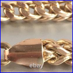 9ct GOLD FRANCO CHAIN 24 1/4 MEN'S 35.6g (1.14toz) GORGEOUS