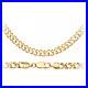 9ct-Gold-16-inch-Double-Link-Curb-Chain-Necklace-UK-Hallmarked-4MM-Width-01-ym