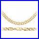 9ct-Gold-16-inch-Double-Link-Curb-Chain-Necklace-UK-Hallmarked-4MM-Width-01-yxp