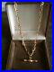 9ct-Gold-18-Chain-with-T-Bar-attached-Hallmarked-Necklace-gold-Not-scrap-01-il