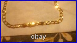 9ct Gold 20 inch Curb Chain 3mm Width SOLID 9CT GOLD UK HALLMARKED