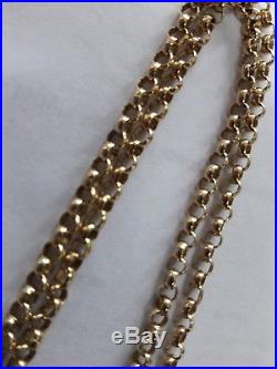 9ct Gold 21inch Round Link Belcher Chain 11.5g