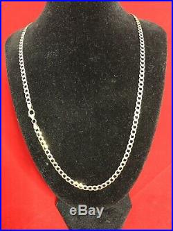 9ct Gold 22 Solid Curb Chain Well Over 1/2 Ounce Not Scrap Gift For Him