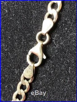 9ct Gold 22 Solid Curb Chain Well Over 1/2 Ounce Not Scrap Gift For Him