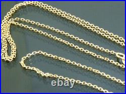 9ct Gold 375 Cable Link 18 Hallmarked Chain Necklace