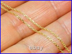 9ct Gold 375 Cable Link 22 Hallmarked Chain Necklace