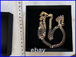 9ct Gold(375) Curb Chain. Necklace-Length 58cm/22.5'' /Width6mm/Weight 37.9g