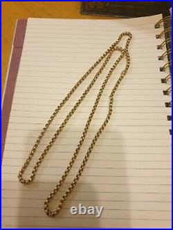9ct Gold 375 Necklace Chain 14.37g no scrap no damages really nice thick chain