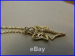 9ct Gold Angel Pendant with 18 9ct Gold Chain