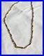 9ct-Gold-Bar-Link-Necklace-18-inches-VGC-7-4g-White-Gold-Accents-01-fw