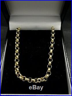 9ct Gold Belcher Chain 7.9g 24