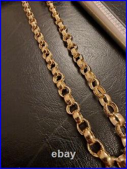 9ct Gold Belcher Chain 78.9g