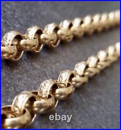 9ct Gold Belcher Chain Necklace 69.5 gm. 24.5